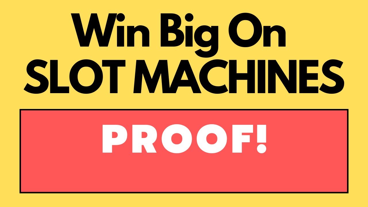 How to win big money on slot machines real money