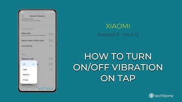 How to Turn On/Off Vibration on Tap - Xiaomi [Android 11 - MIUI 12]