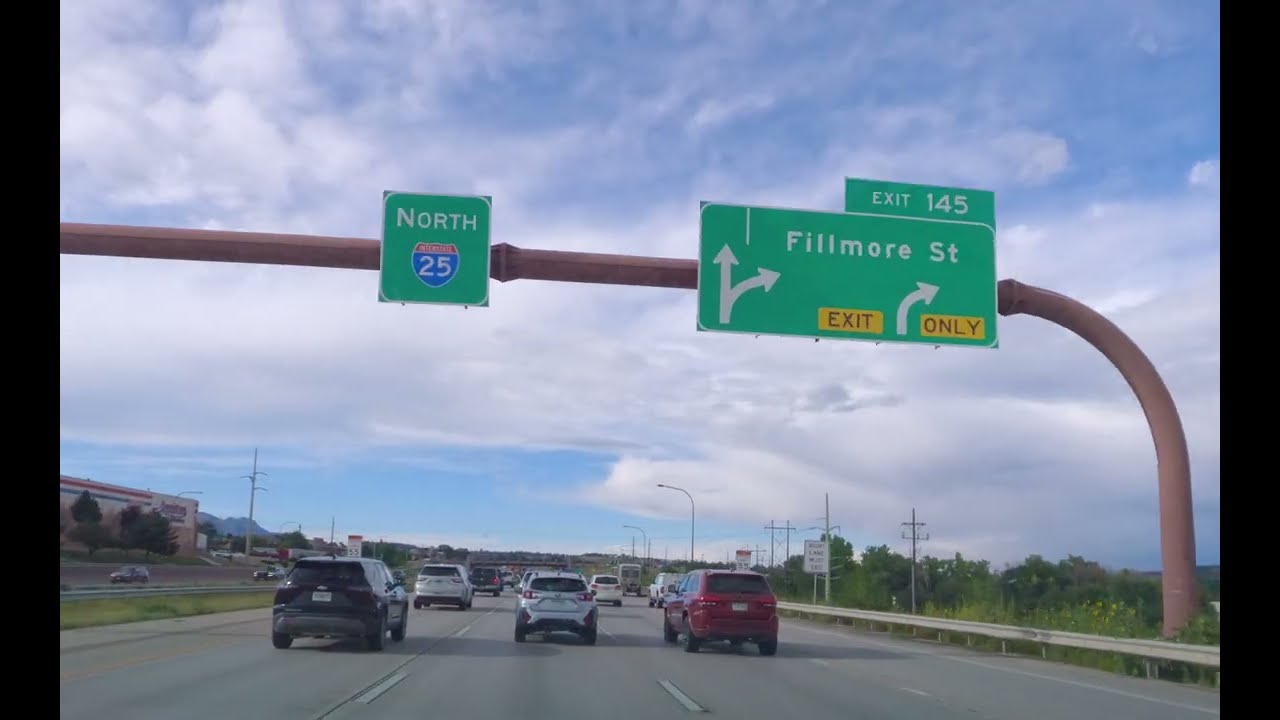 I-25 Drive Colorado Springs to Castle Rock – Overcast Afternoon Cybertruck POV (September 2025)