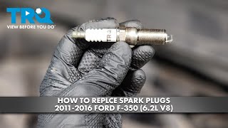 How to Replace Spark Plugs 2011-2016 Ford F-350 (6.2L V8)