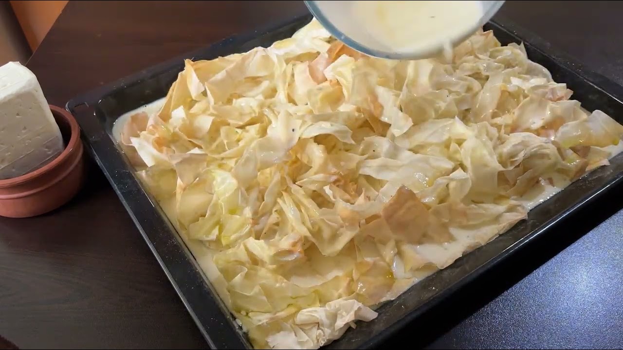 Γαλατόπιτα με Φύλλο Κρούστας @SimpleCooking_0fficial 