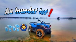 Au iesit apele/Au inundat tot/ATV Vlog #Cfmoto 450s