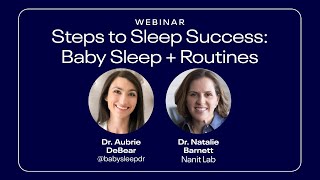 Webinar - Steps to Sleep Success: Baby Sleep + Routines - Nanit Parent Like a Pro September '23
