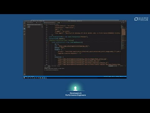 Demonstrating Utilizing LoadRunner Developer Working with Azure DevOps - Running a Test