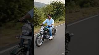 drone shoot riding royal Enfield bullet #shoot #travel #drone view #bike lover #love