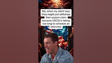 Actually, you should sue to force your asylum interview