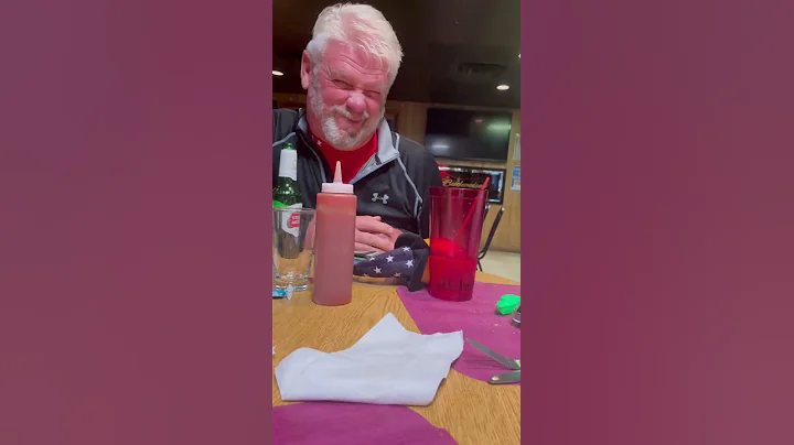 Waitress fart prank