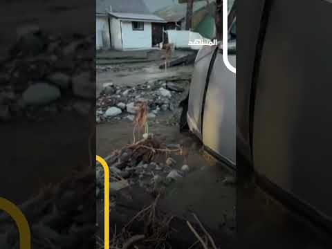 كاليفورنيا فيضانات تجرف السيارات وتدم ر المنازل اخبار المشهد