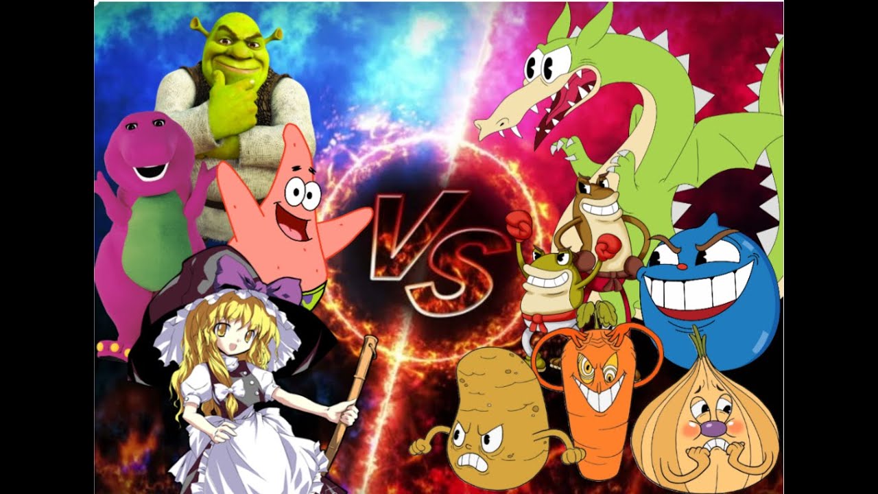 Mugen Request Team Marisa vs Cuphead Bosses