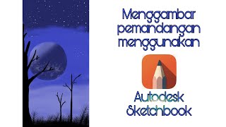 Belajar Menggambar pemandangan sederhana dengan Autodesk Sketchbook android screenshot 5
