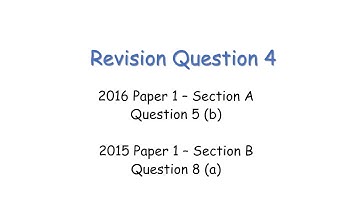 LCHL Revision Questions 4 - Functions