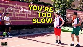 Connor Tries To Psych Out His Competitors But It Backfires