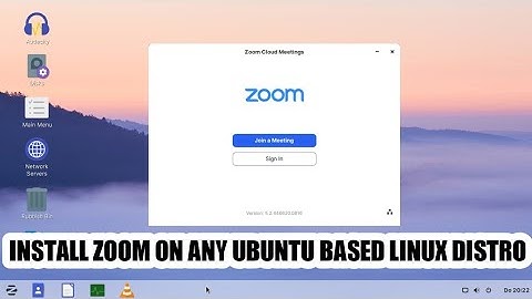 How to install zoom on any ubuntu based linux distros