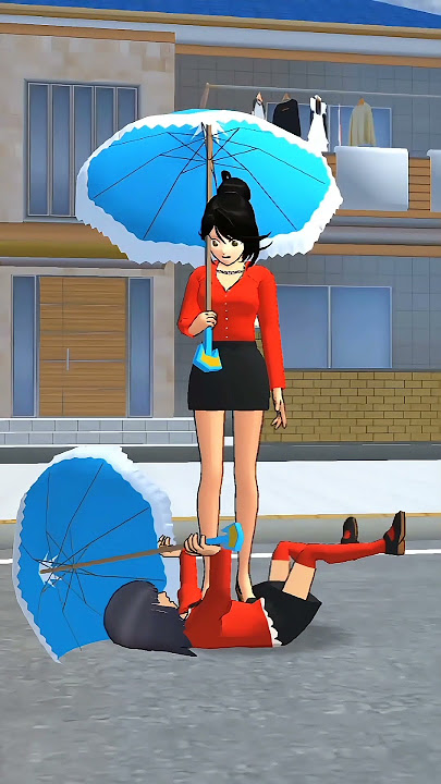 They are both wearing the same clothes 🤣 #sakuraschoolsimulator #funny #animation #ccpssssad #shorts