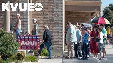 Early voting underway in these Central Texas cities