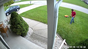 OpenMower 0.13.2 test time lapse.