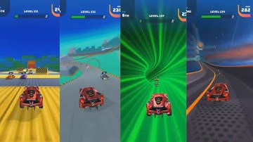 Race Master 3D - Gameplay Walkthrough Part 16 All Levels 131-137 (Android, iOS)