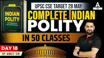 Complete Indian Polity For UPSC CSE 2023 | UPSC 2023 MCQs/PYQs Online Classes By Ankit Sir