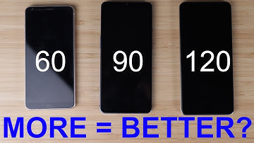 60 VS 90 VS 120Hz | Phone screen refresh rate compared