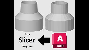 Smooth surface in Autocad 3D for 3D Printing