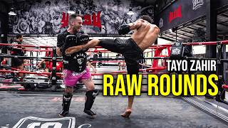 Raw Rounds: Tayo Zahir - Muay Thai Pad Work | Siam Boxing