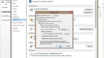 Microsoft Outlook 2013 Tutorial   Archiving Your Email
