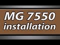 Canon Pixma MG7550 printer installation