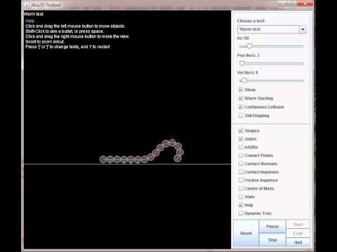 JBox2D worm test