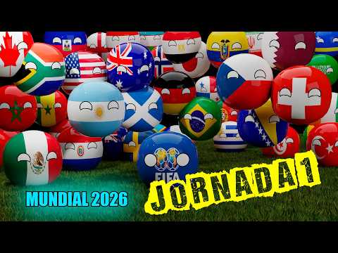 2026 World Cup - MATCHDAY 1 - Countryballs 3D