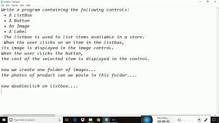 ASP.NET program of listbox , image control