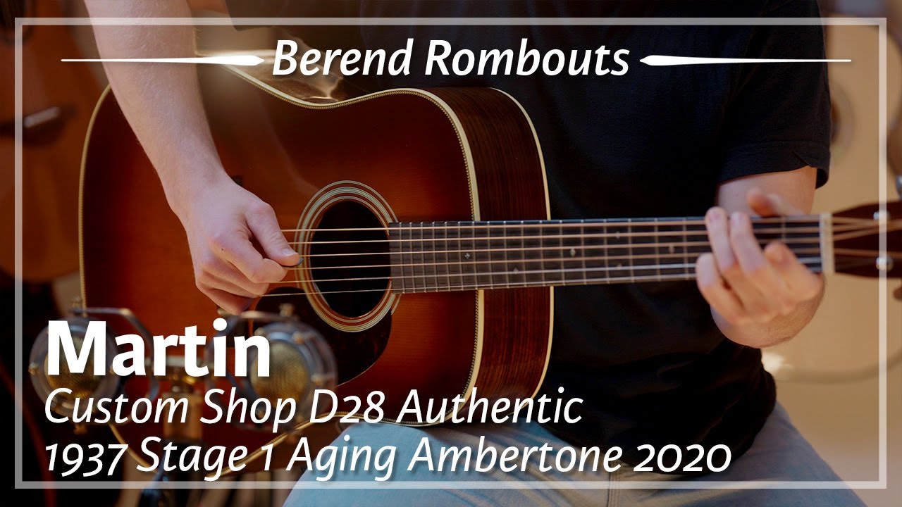 Martin Custom Shop D28 Authentic 1937 Stage 1 Aging Ambertone 2020