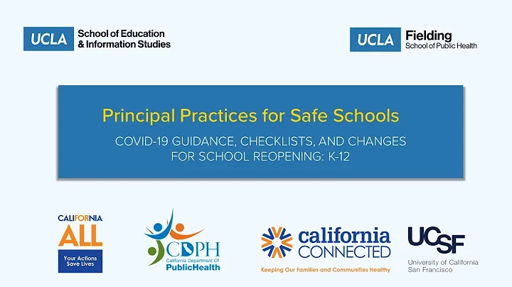Principal Practices for Safe Schools Webinar Series 2021 | #1