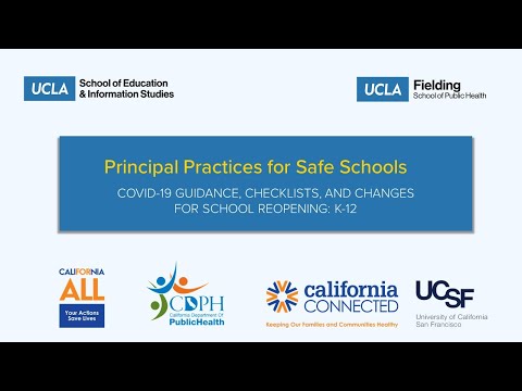 Principal Practices for Safe Schools Webinar Series 2021 | #1