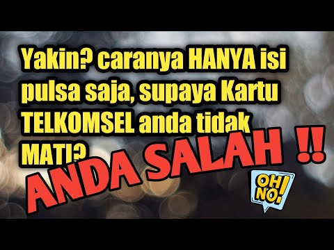 Cara memperpanjang masa aktif kartu telkomsel. 