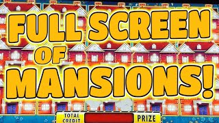 FULL SCREEN OF MANSIONS!!! 🚨 MASSIVE MAX BET HUFF N MORE PUFF JACKPOT! screenshot 3