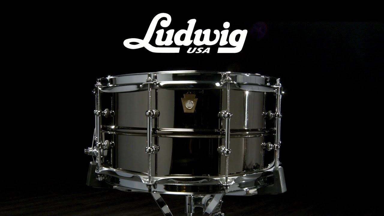 Ludwig 14" x 6.5" Black Beauty Snare Drum, Tube Lugs Gear4music demo
