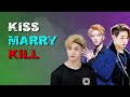 Kiss, Marry, Kill (Male Idols Edition) | KPOP GAME | MultiStanTrash