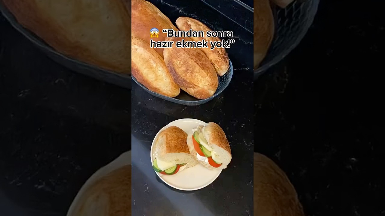 Evde çıtır çıtır somun ekmek tarifi 🥖 Evde çıtır çıtır somun ekmek tarifi 🥖