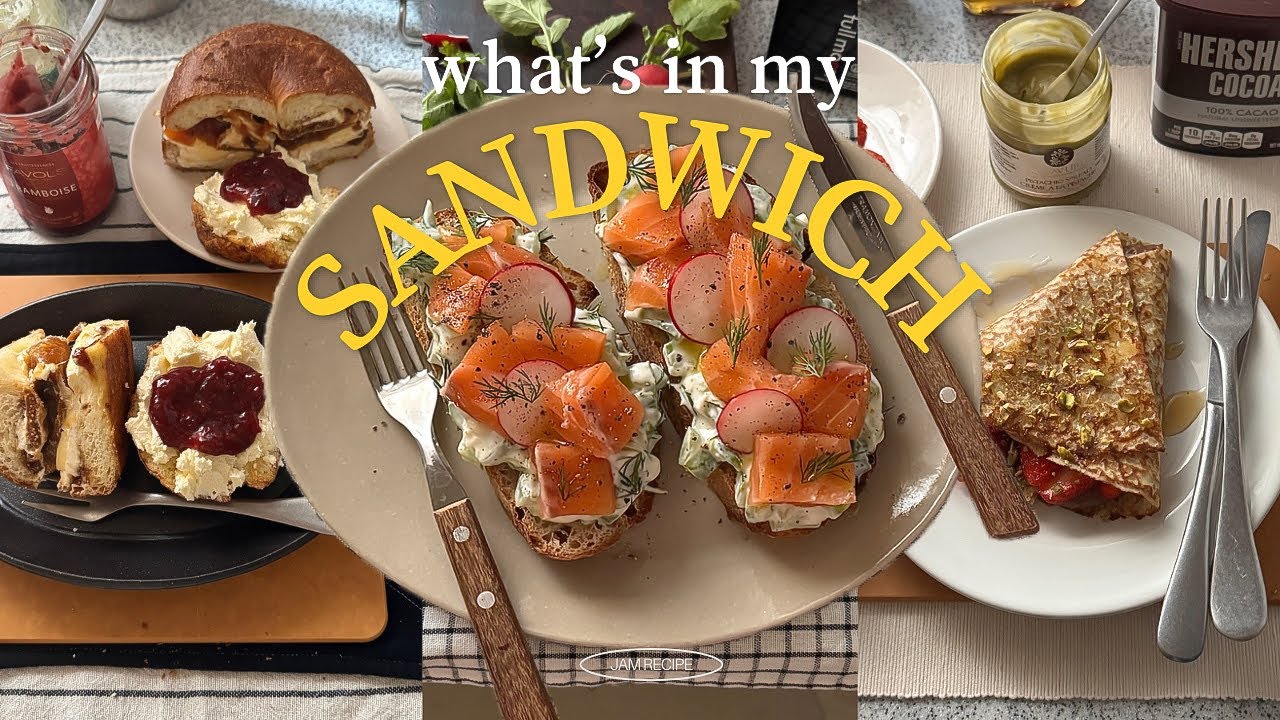 야 잼 또 샌드위치 먹는다 week 08 (feat.👶🏻아기가 출연해요)