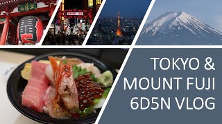 日本东京&富士山6天5夜之旅Vlog - 好吃，好玩，好体验！Ichiran Ramen, Shibuya Crossing, Tokyo City View, Mount Fuji etc