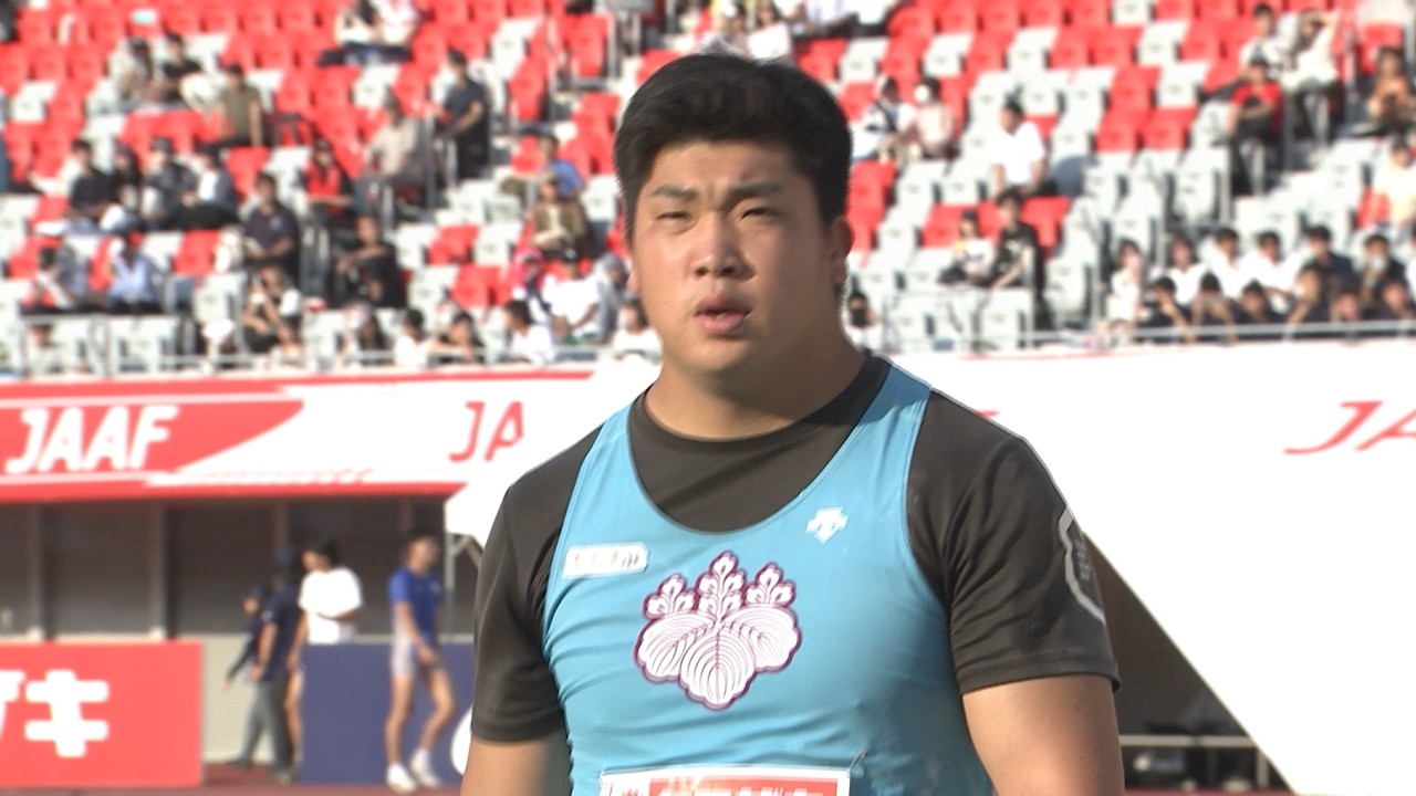第110回日本選手権】男子 円盤投 決勝8位 ○山口 翔輝夜○ - YouTube
