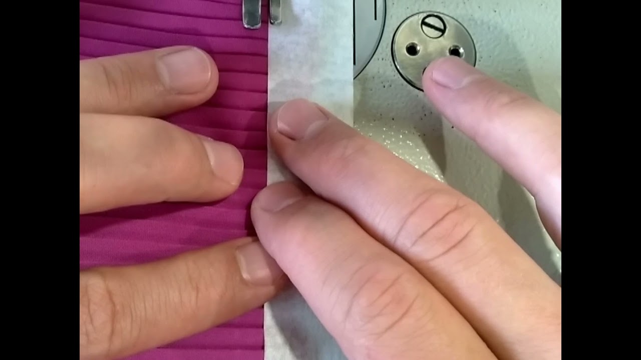 Как выложить складки на готовом полотне гофре, плиссе. Лайфхак.