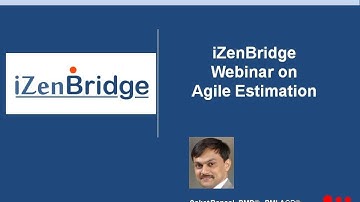 The Agile Certified Practitioner (PMI-ACP)®  | Webinar on Agile Estimation | iZenBridge