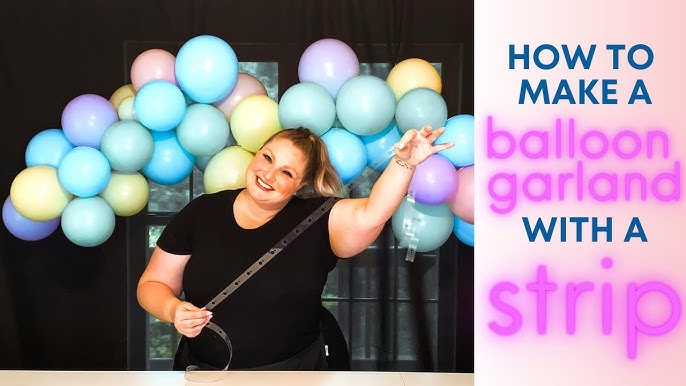 How To Make A Seriously Easy Balloon Garland - Lovely Lucky Life