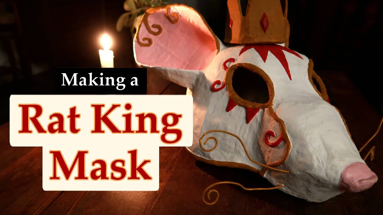 Making a Rat King mask from The Nutcracker!