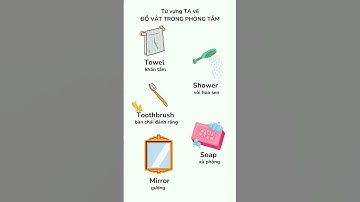 5 Từ Vựng Tiếng Anh Nhà Tắm Dễ Nhớ 🚿 | #shorts  #hoctienganhtructuyen #learnenglish #tienganh