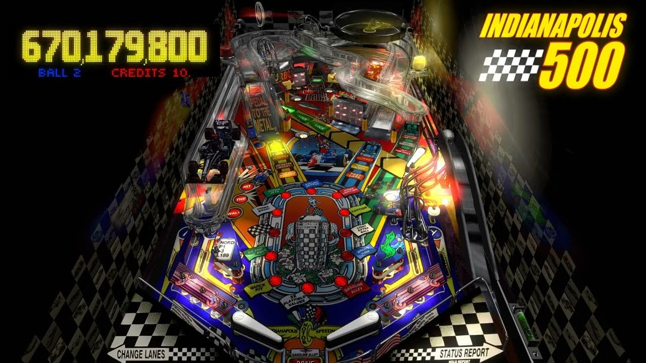 Indianapolis 500 (Bally 1995) TastyWasps Visual Pinball X / VPX 3