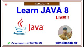 Learn Java Programming with  | Shadab sir- Session-20 [Hind | Urdu]