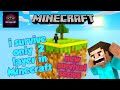 I survive only 2 layer in Minecraft 😮😁. || let's begin ||