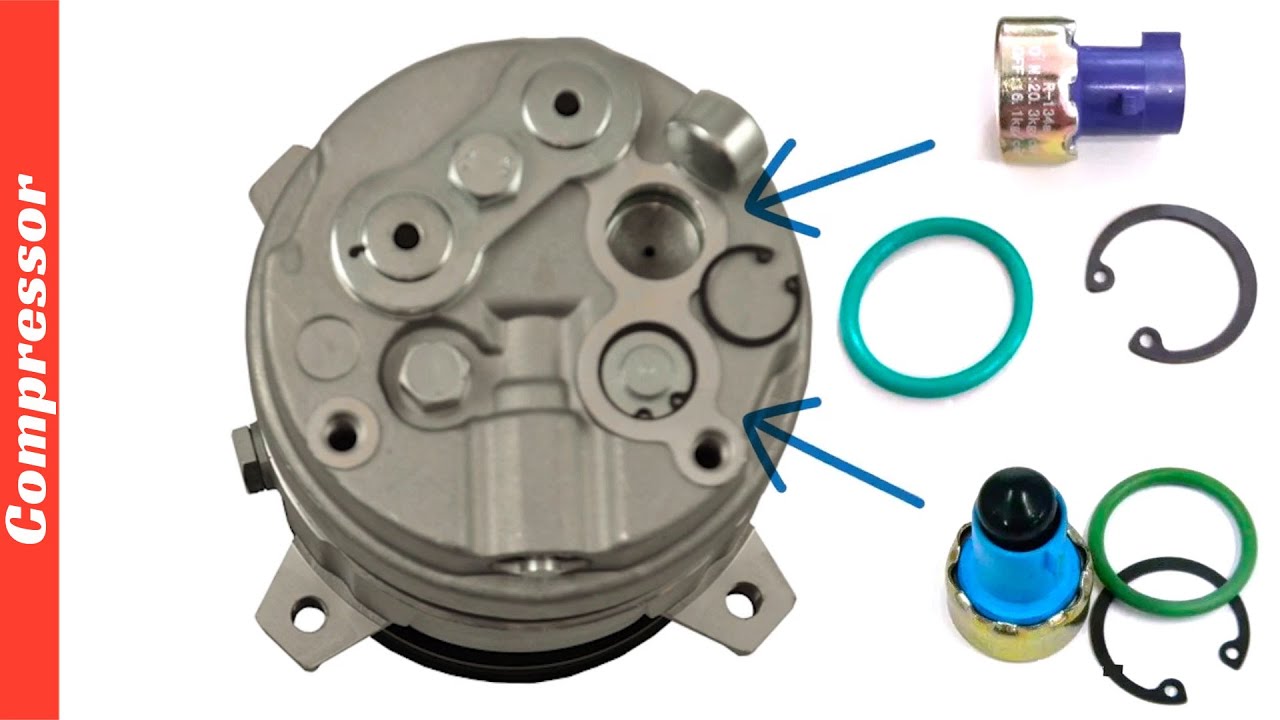 HOW TO Replace AC Compressor Switch GM Harrison YouTube